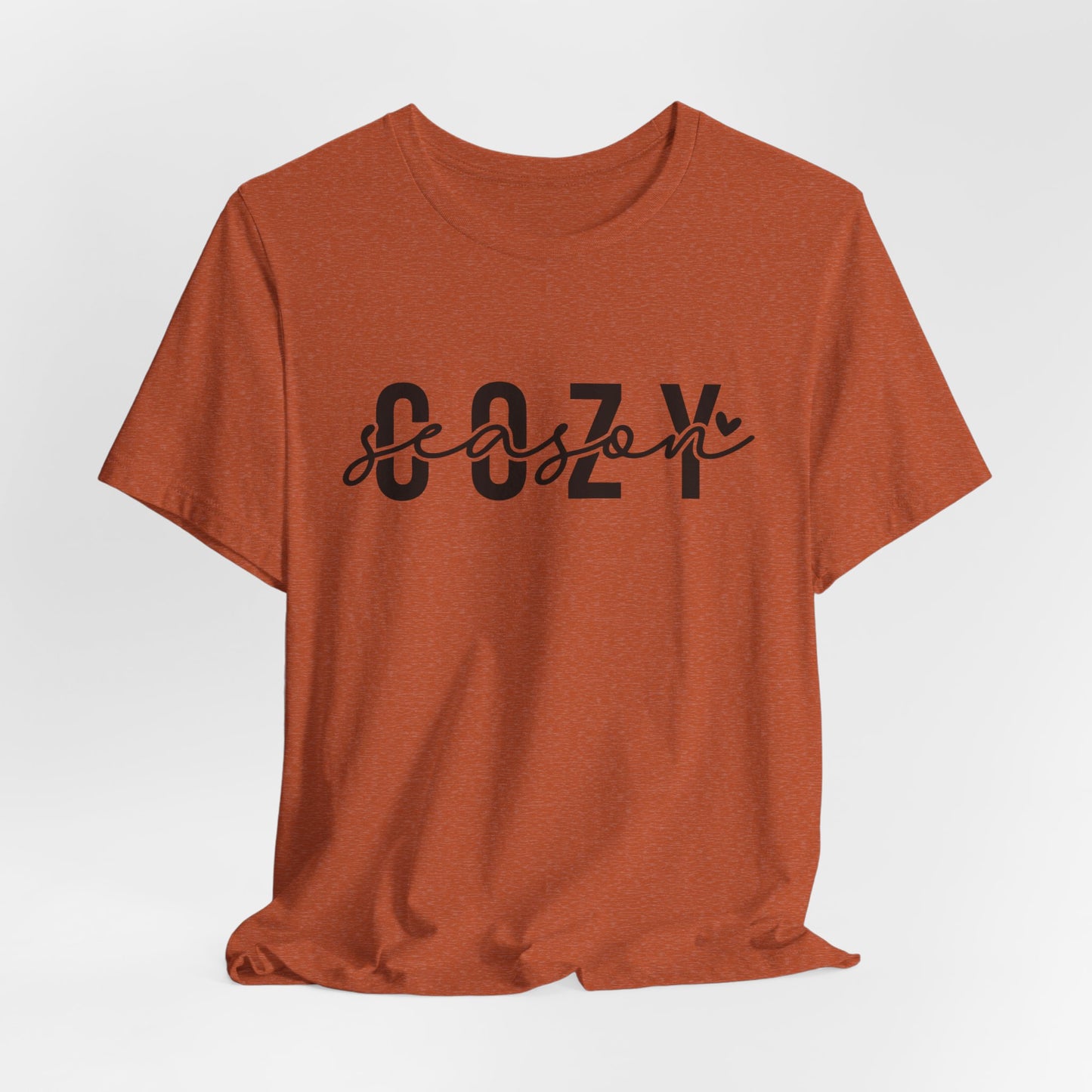 Cozy Season Black Letters Fall Adult Shirt