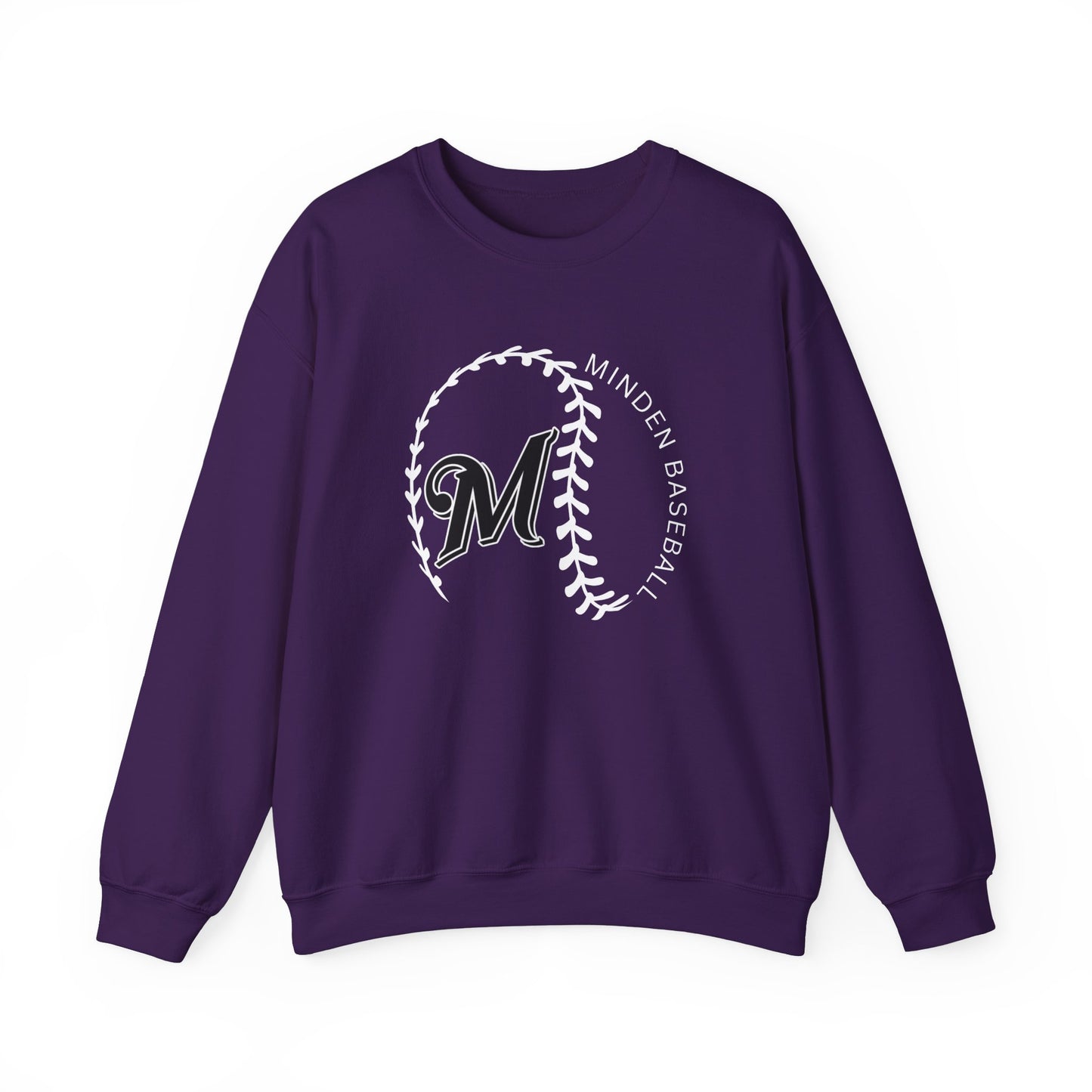 Minden Baseball "Stitches" Crewneck Sweatshirt
