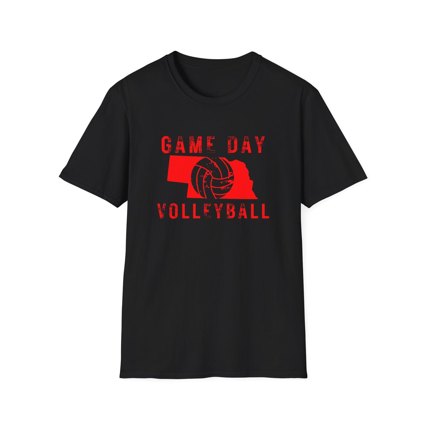 Nebraska Game Day Volleyball Adult Shirt