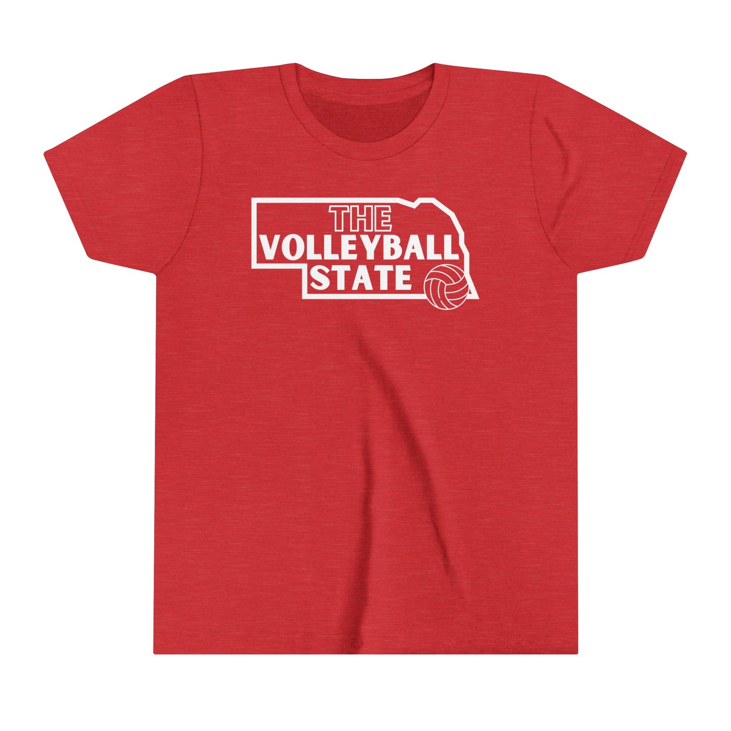 THE Volleyball State Red Adult and Youth Shirt