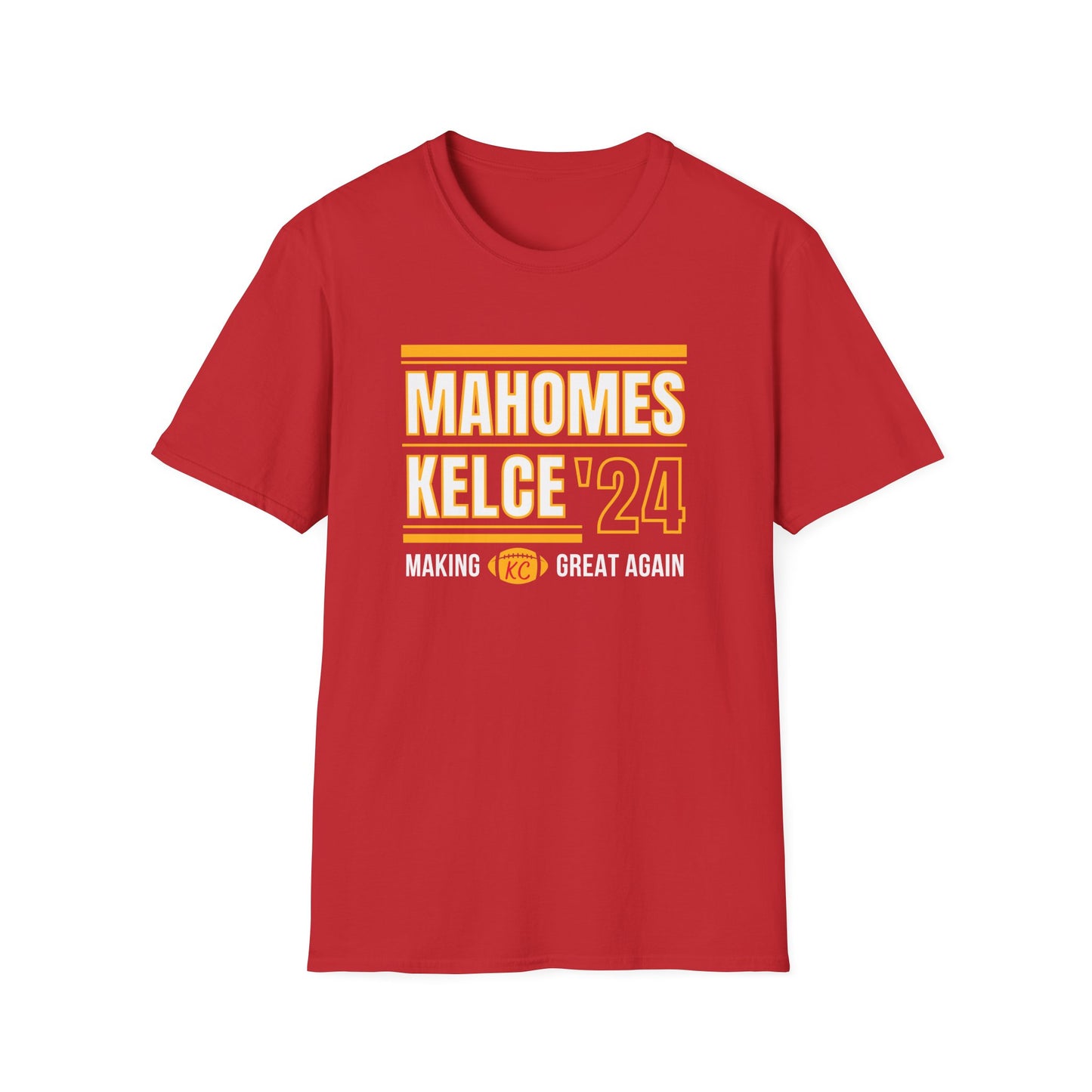Mahomes Kelce Make KC Great Again Adult Shirt