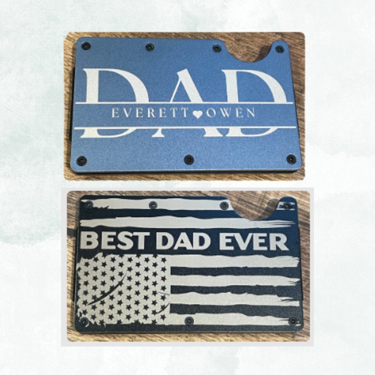 Minimalist Wallet | Aluminum Wallet | Personalized | Custom Engraving | RFID Wallet | Money Clip | Personalized Wallet | Custom Wallet