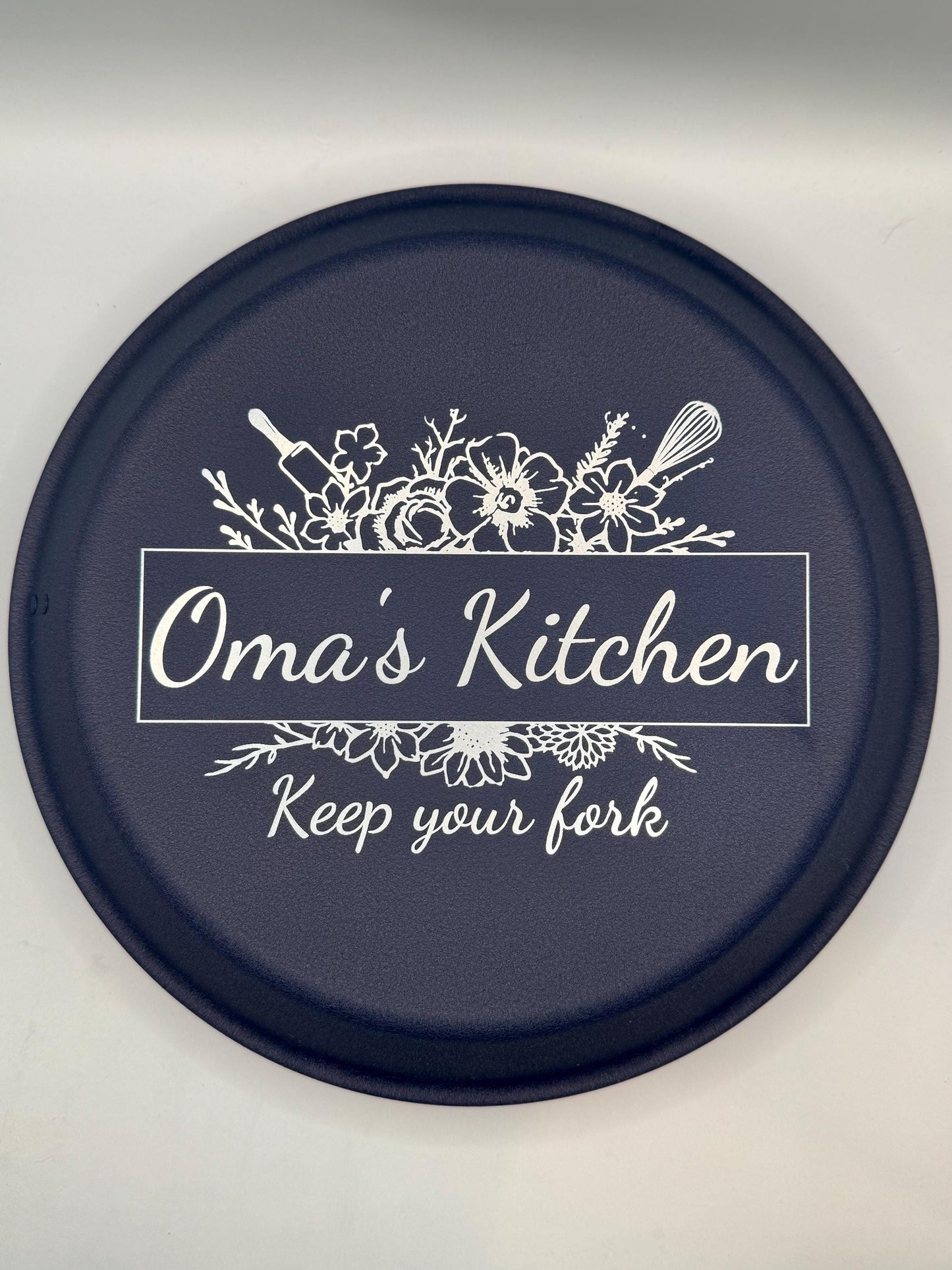 Custom Laser Engraved Pie Pan, Aluminum Pie Pan, Housewarming gift, Personalized Pie Pan, Christmas Gift For Her, Baking Pan, Kitchen Gift