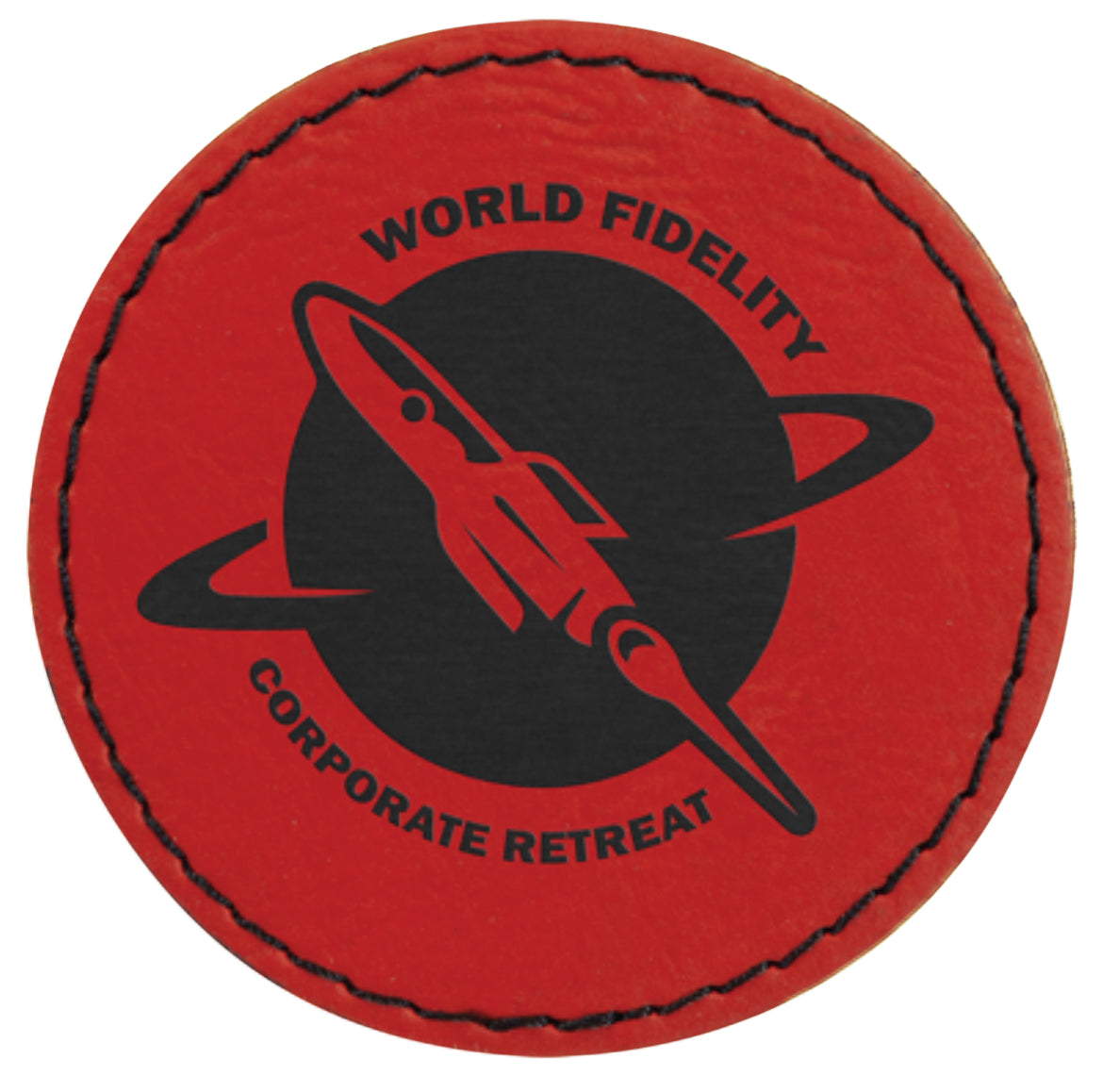 Custom Logo / Image / Text Hat Laser Engraved Leatherette Patches