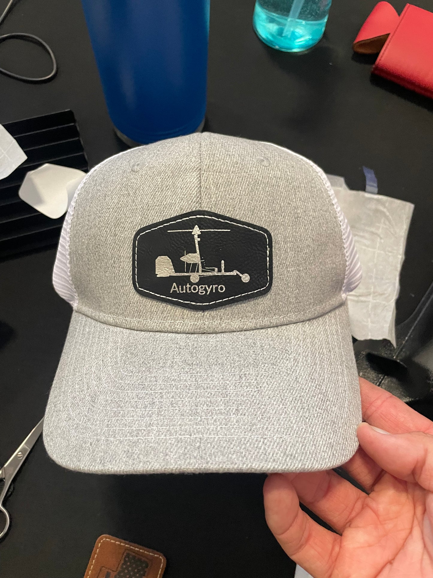 Custom Logo / Image / Text Hat Laser Engraved Leatherette Patches