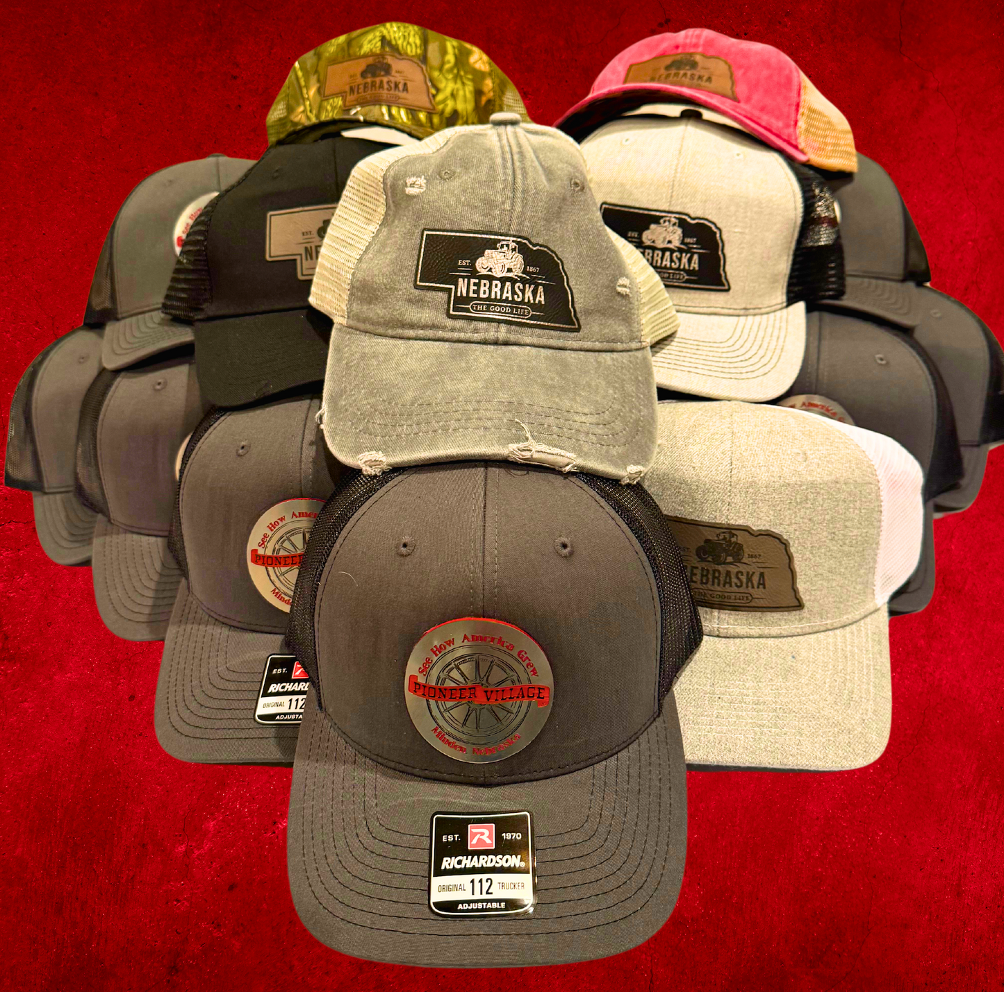 Custom Hats Personalized with Your Business Logo - Leatherette