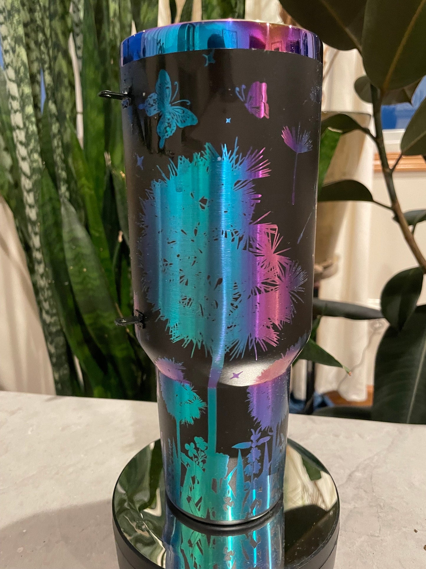 Just Breathe Tumbler, 40oz Tumbler, Gift for Her, Motivational, Inspirational, Strong Woman, friend Gift, Laser Engraved Gift